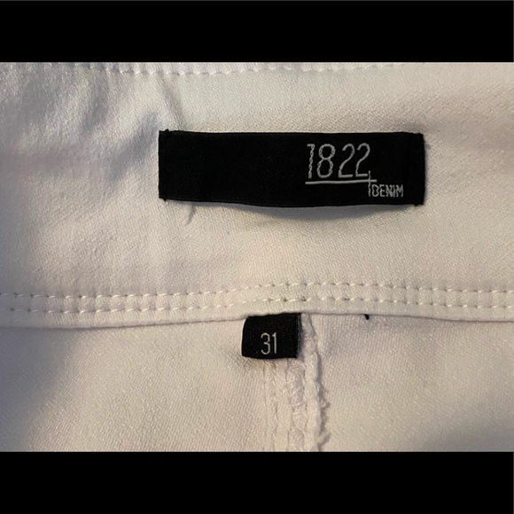 🥳HP🥳1822 Denim White High Waist Skinny Ankle Jean - Picture 7 of 11